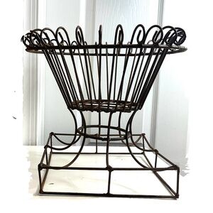 Vintage Wrought Iron Planter.